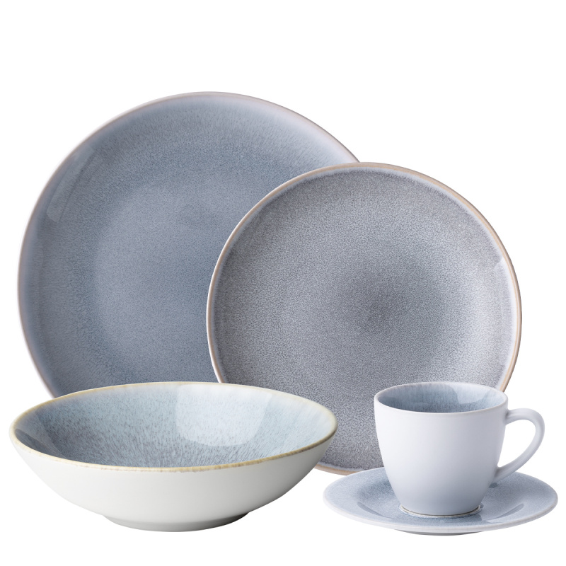 Porcelánová sada 20 ks – Gaya Atelier Glacial Ice Lunasol