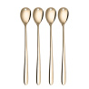 Latté lžičky se srdíčkem champagne 4 ks set — Love Cutlery