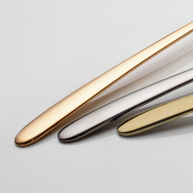 Latte lžičky se srdíčkem champagne 4 ks set – Love Cutlery