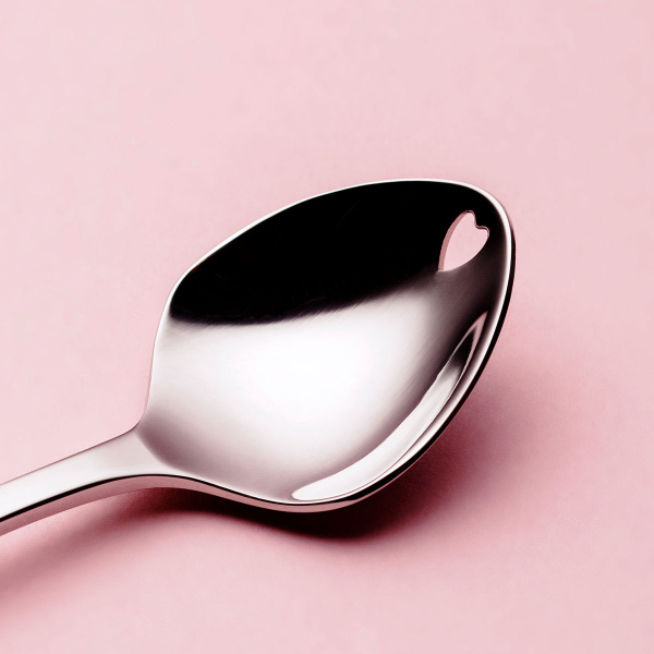 Zmrzlinové lžičky se srdíčkem 6 ks set - Love Cutlery