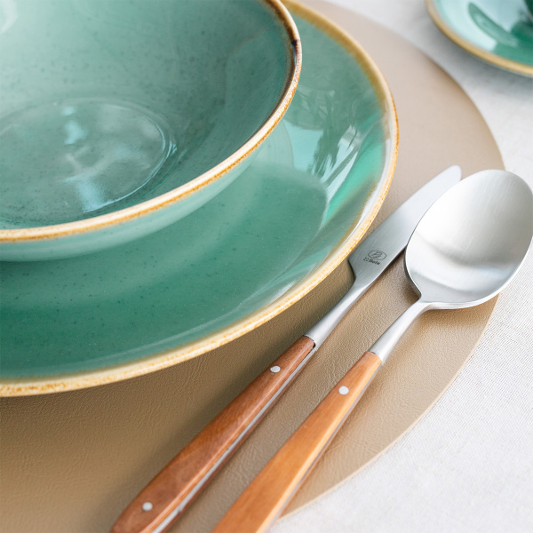 Porcelánová sada 30 ks – Sand tyrkysová – Gaya