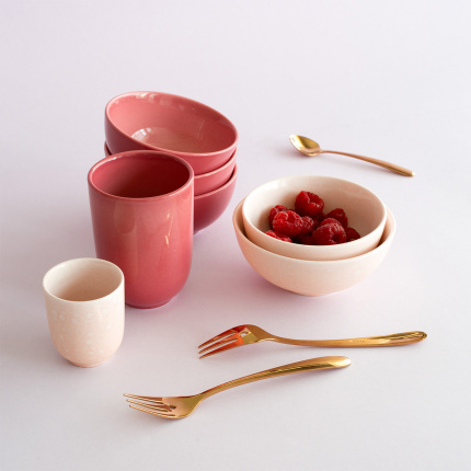 Miska ø 12,5 cm | Gaya Solatelier Rose Crystal
