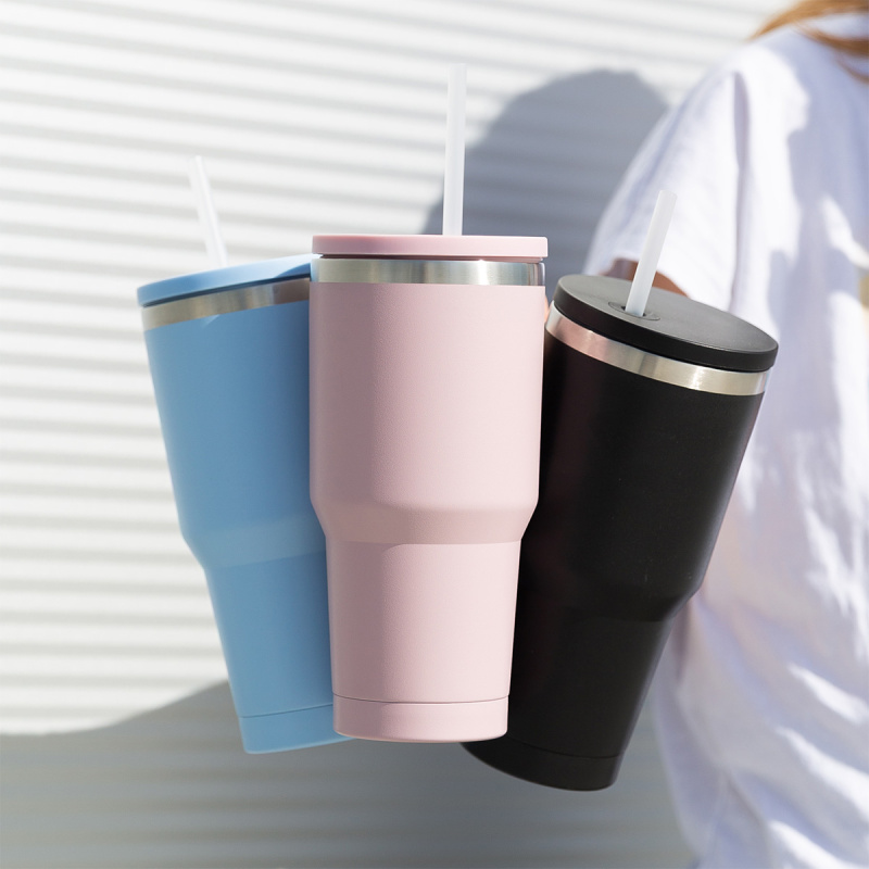 Termohrnek To Go Cup by Sola - světle modrý matný