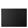 Obdĺžnikové prestieranie PVC čierne – Elements Ambiente Braid