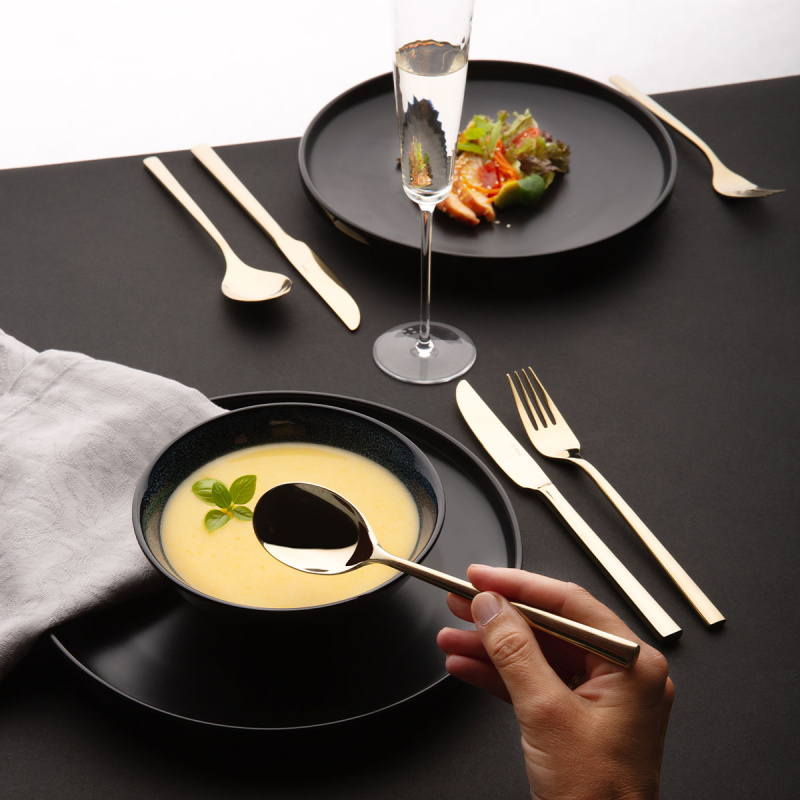 Příborová sada 16 ks – Living PVD Champagne lesklý
