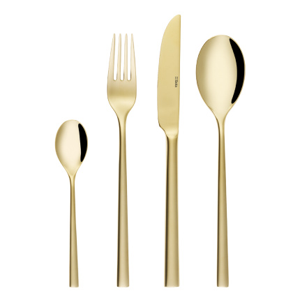 Příborová sada 16 ks – Living PVD Champagne lesklý