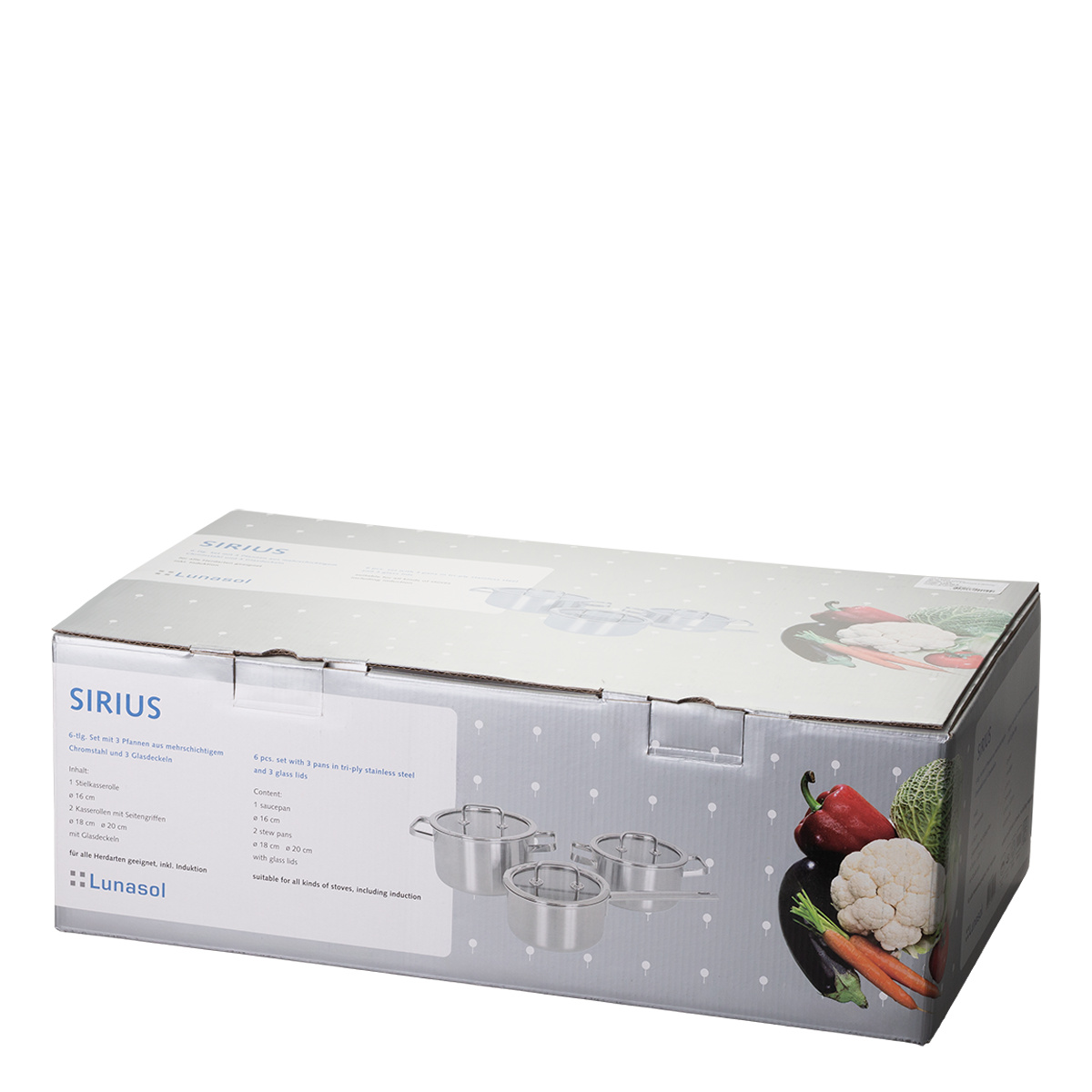 Set hrnců 6 ks - Sirius Triply Lunasol