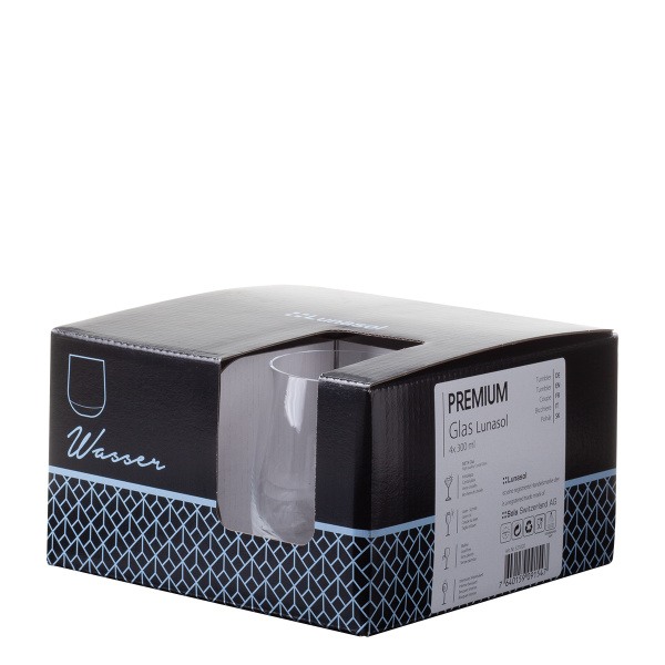 Sklenice Tumbler 300 ml sada 4 ks - Premium Glas Optima