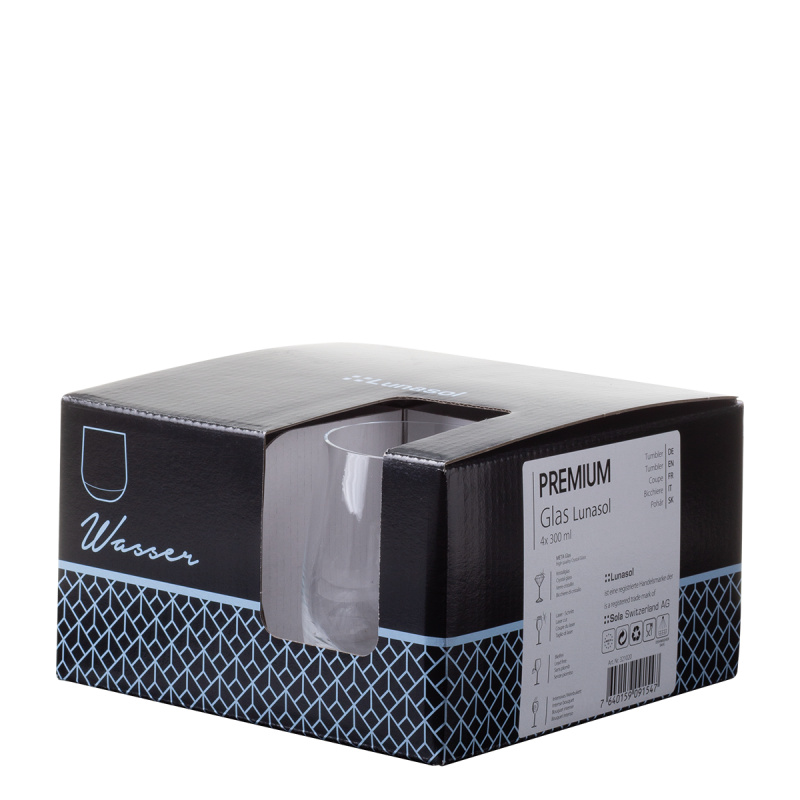 Sklenice Tumbler 300 ml sada 4 ks - Premium Glas Optima