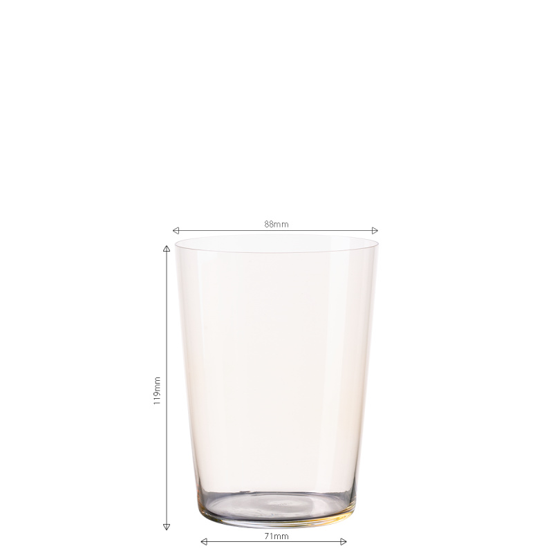 Sklenice Tumbler béžové 515 ml sada 6 ks – 21st Century Glas Lunasol META Glass