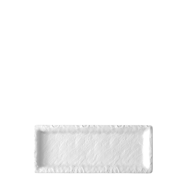 Podnos bílý střední 24,4×9,8 cm | Elements Flow