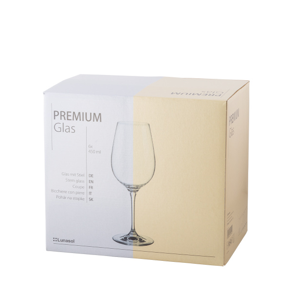 Sklenice Chianti Zinfandel 450 ml sada 6 ks - Premium Glas Crystal