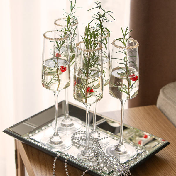 Sklenice na šampaňské 250 ml sada 4 ks - 21st Glas Lunasol META Glass
