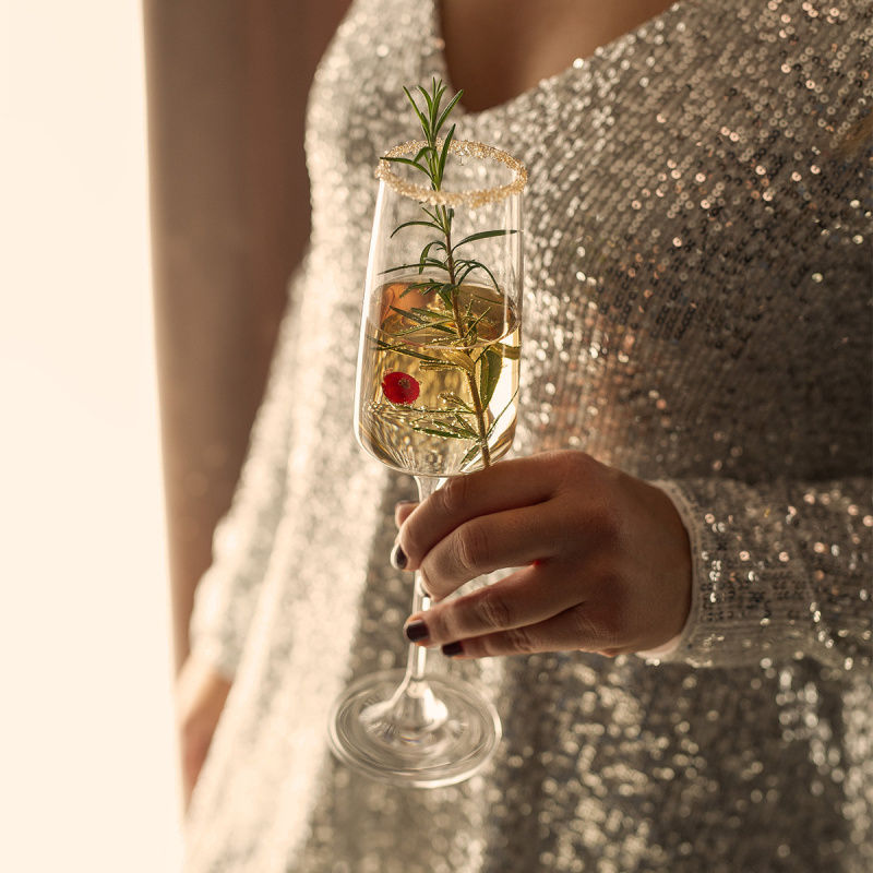 Sklenice na šampaňské 250 ml sada 4 ks - 21st Glas Lunasol META Glass