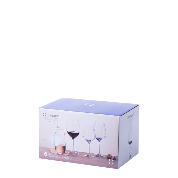 Sklenice Tumbler 490 ml sada 6 ks - Optime Line Glas Lunasol