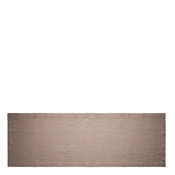 Bronzový lněný běhoun na stůl 50 x 140 cm - Gaya Ambiente