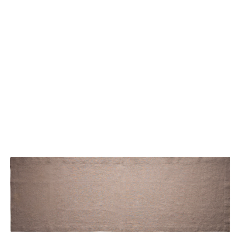 Bronzový lněný běhoun na stůl 50 x 140 cm - Gaya Ambiente