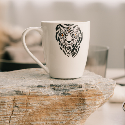 Šálek 360 ml Leopard | Flow Solatelier Africa