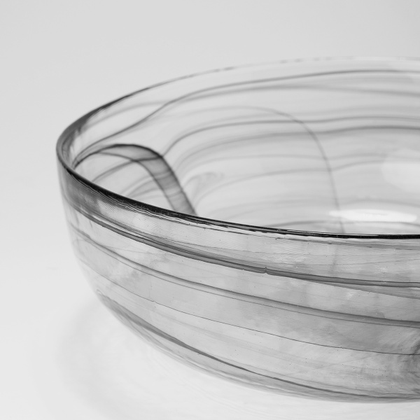 Miska černá 21 cm - Elements Glass