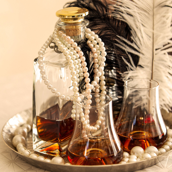 Sklenice na whisky Wave 240 ml, sada 4 ks - Univers Glas Lunasol