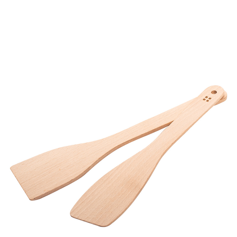 Dřevěná vařečka a obracečka set 2 ks - Basic