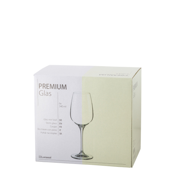 Sklenice Sauvignon blanc 340 ml sada 6 ks - Premium Glas Crystal
