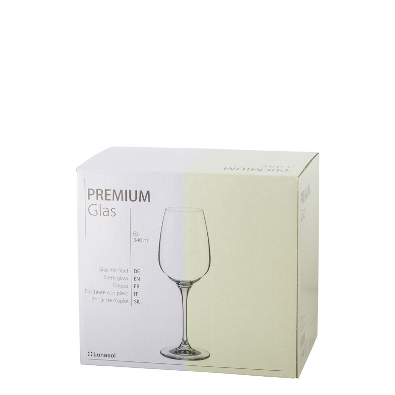 Sklenice Sauvignon blanc 340 ml sada 6 ks - Premium Glas Crystal