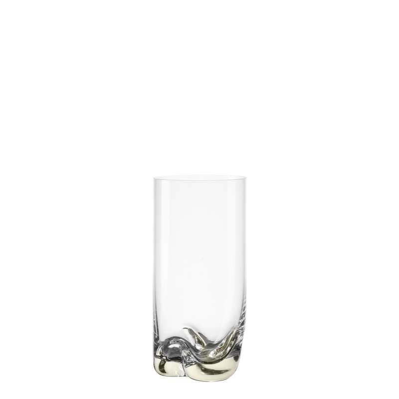 Sklenice s béžovým dnem Long drink 350 ml sada 6 ks - Anno Glas Lunasol Color