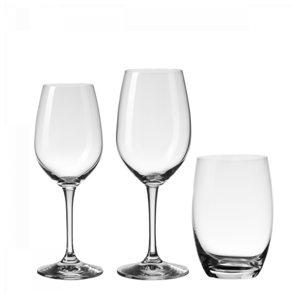 Startovací sada sklenic do domácnosti 12 ks - BASIC Glas Lunasol