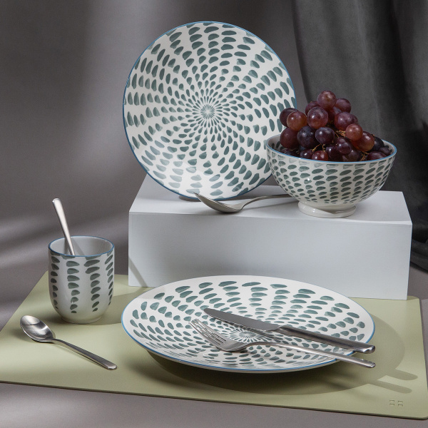 Mělký talíř 15 cm – Elements Asia Water