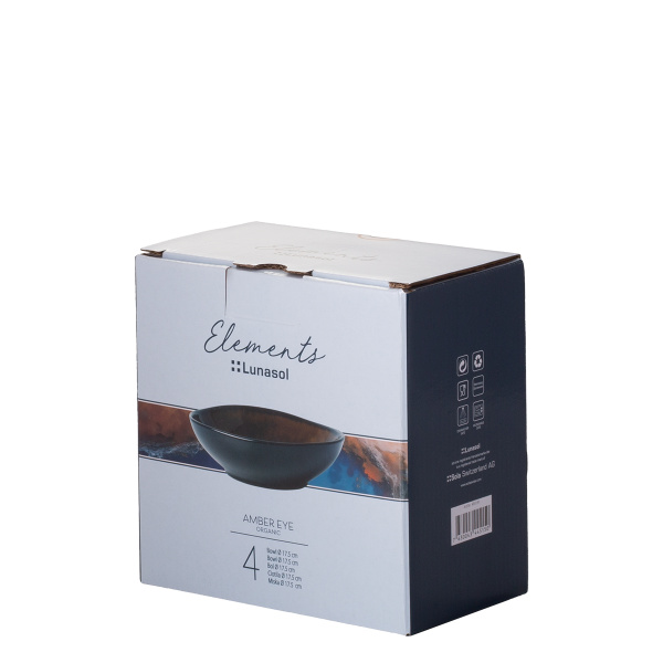 Sada misek 4 ks | Elements Amber Eye Organic