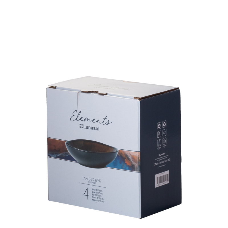 Sada misek 4 ks | Elements Amber Eye Organic