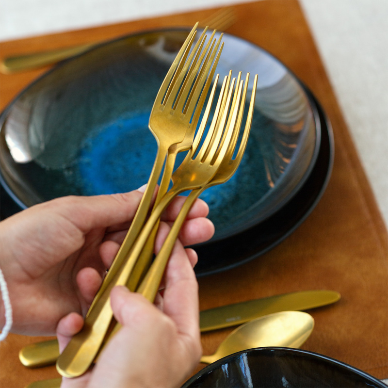 Příborová sada 24 ks - Baguette Vintage PVD Gold