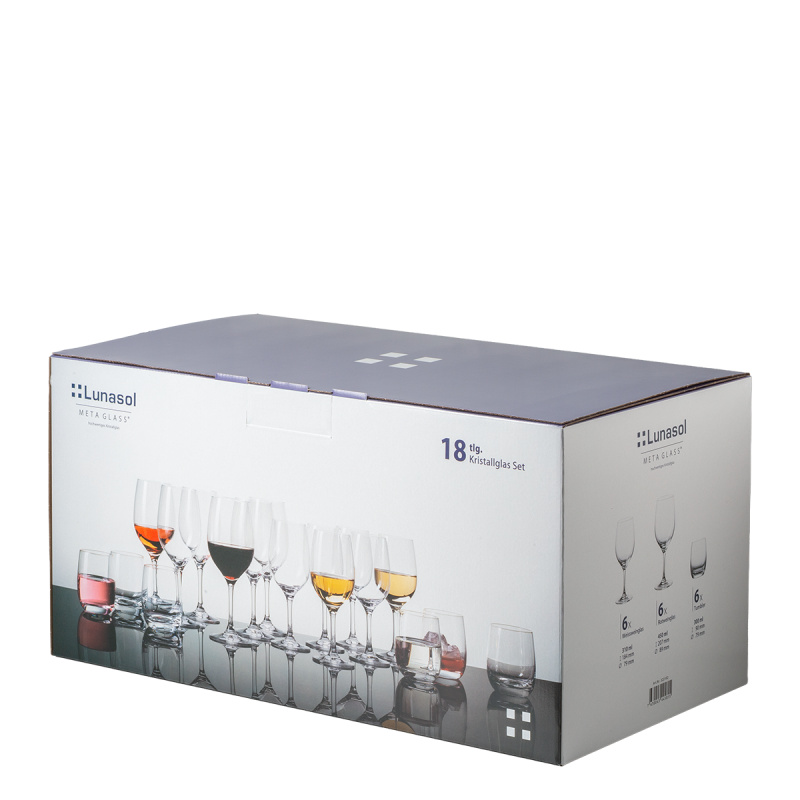 Startovací sada sklenic 18 ks | Anno Premium Glas