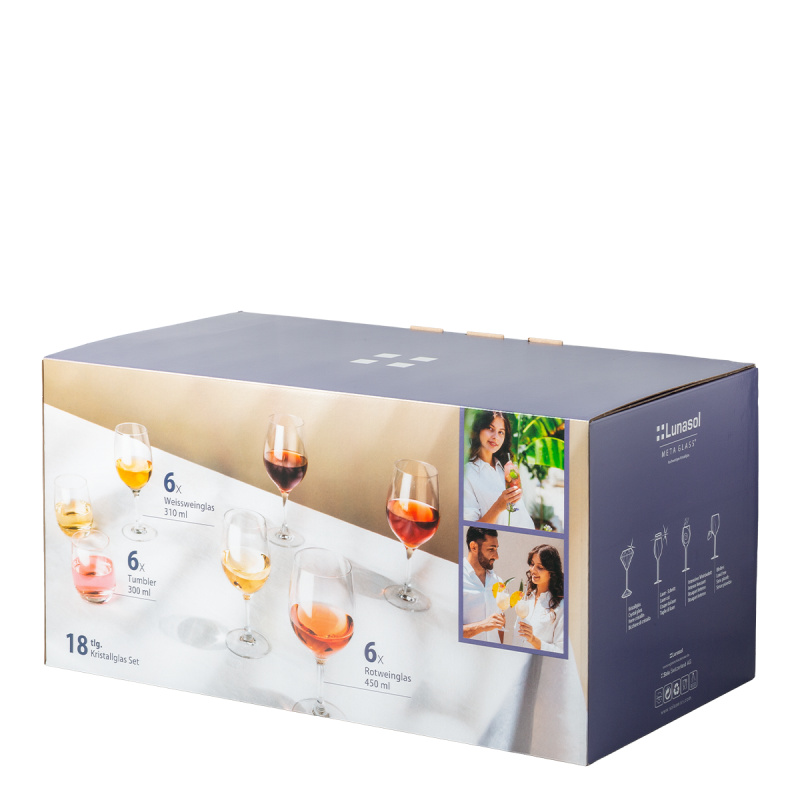 Startovací sada sklenic 18 ks | Anno Premium Glas