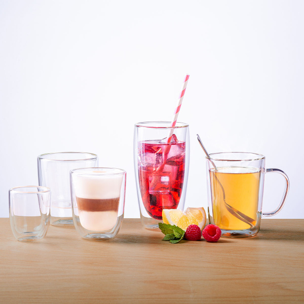 Sklenice BASIC Glas Double Wall 70 ml - sada 4 ks