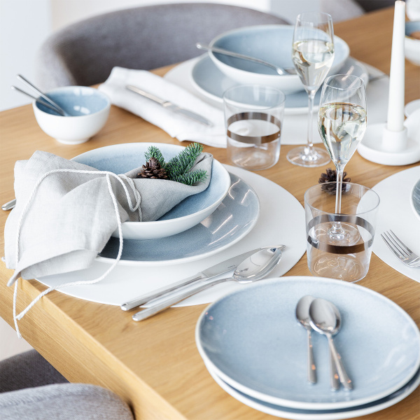 Mělký talíř Coupe 230 mm - Gaya Atelier Glacial Ice