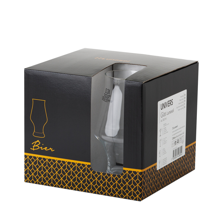 Sklenice na pivo 300 ml sada 4 ks - Univers Glas Lunasol