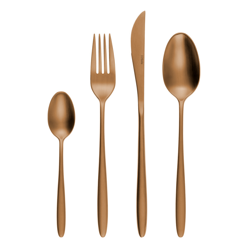 Příborová sada 16 ks Vivo rose gold | Sola