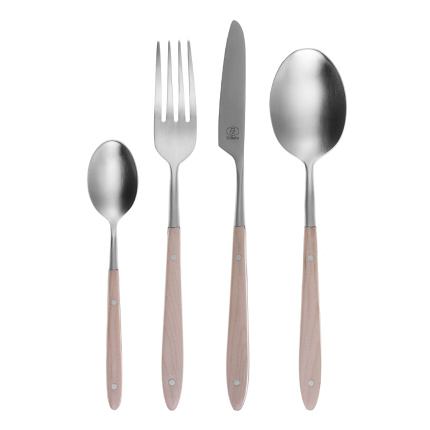 Příborová sada 16 ks | Gaya Exeter Bistro Maple