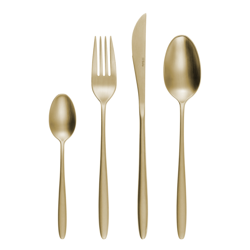 Příborový set 16 ks Vivo champagne | Sola