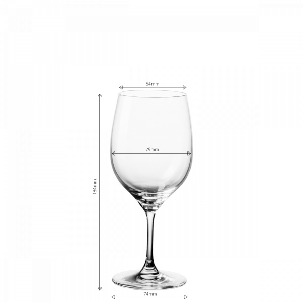 Sklenice na bílé víno 310 ml sada 4 ks - Anno Glas Lunasol META Glass