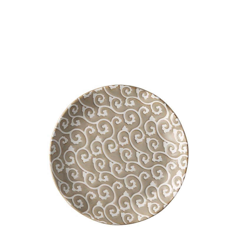 Mělký talíř Wavy 20,5 cm | Levante Pearl