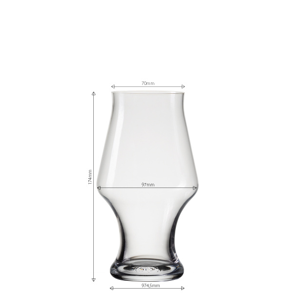 Pivní sklenice 500 ml sada 4 ks - Univers Glas Lunasol