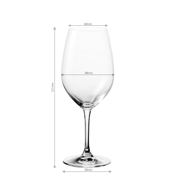 Sklenice na bílé víno 530 ml sada 4 ks - Benu Glas Lunasol META Glass