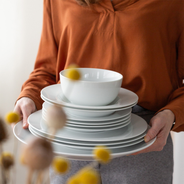 Hluboký talíř set 4 ks - BASIC