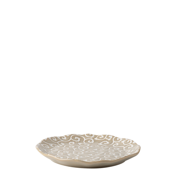 Mělký talíř Wavy 20,5 cm | Levante Pearl