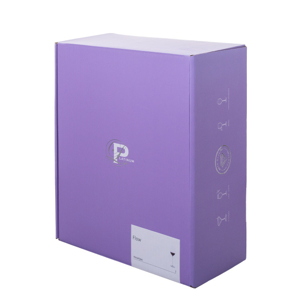 Sklenice na šampaňské 300 ml sada 2 ks - FLOW Glas Platinum Line