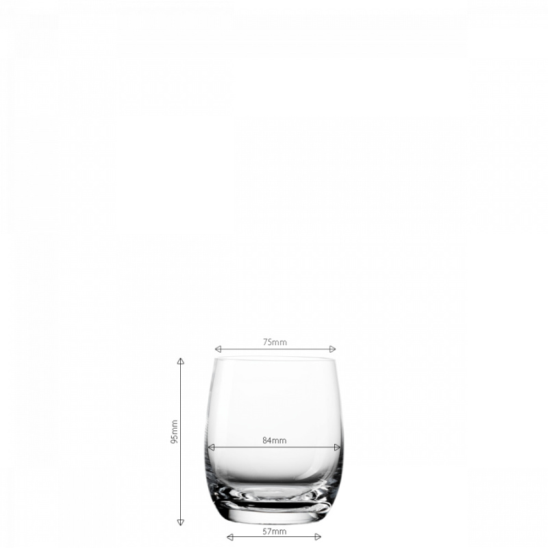 Sklenice Tumbler 350 ml sada 4 ks - Benu Glas Lunasol META Glass