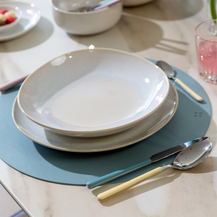 Světle modré prostírání ø 38 cm – Elements Ambiente